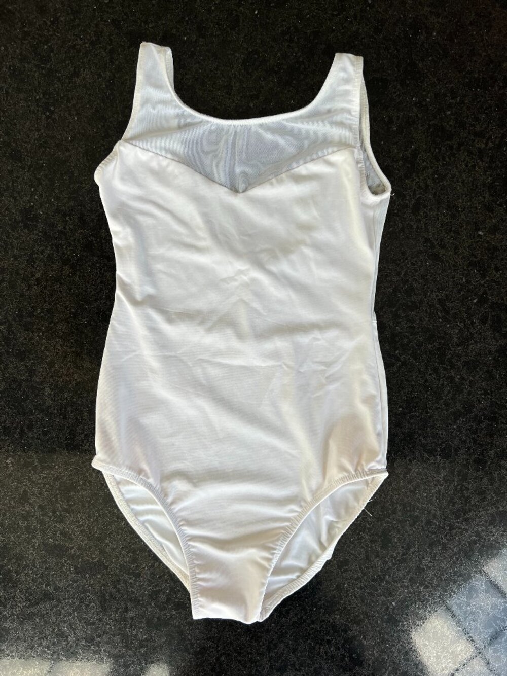 White Adult Small Leotard
